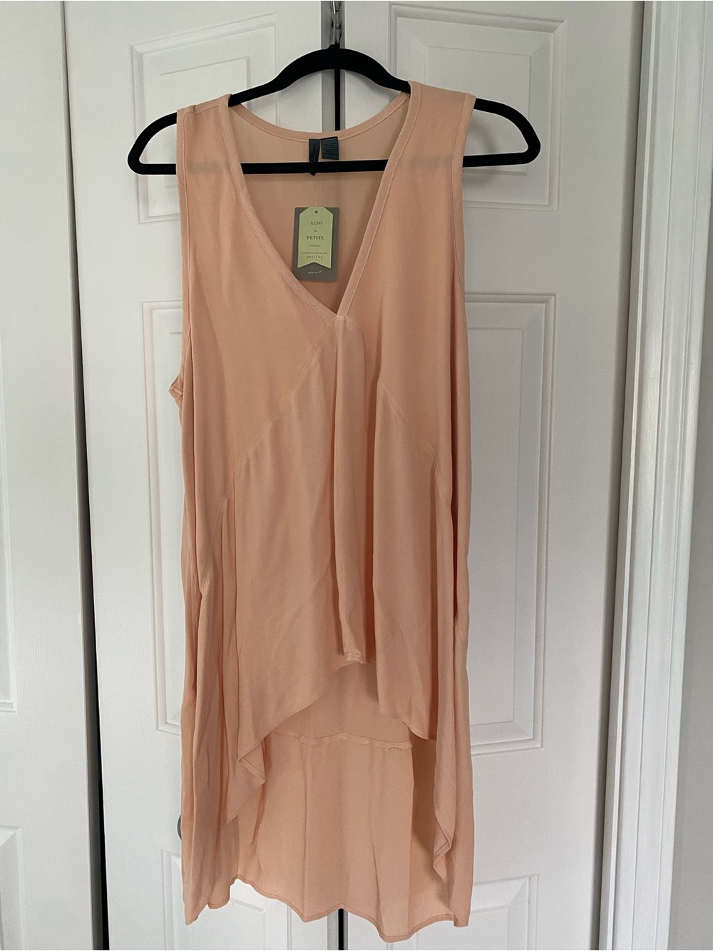 Anthropology V-Neck High-Low Sleeveless Tunic - Picture 2 of 7
